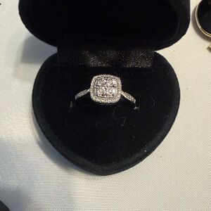 SK9 Diamond And Sterling Beautiful Ring